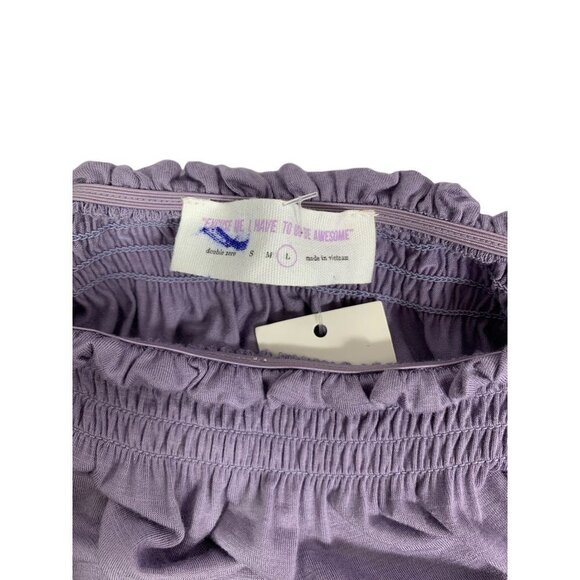 Excuse Me Women's Lavender Romper - Picture 3 of 6